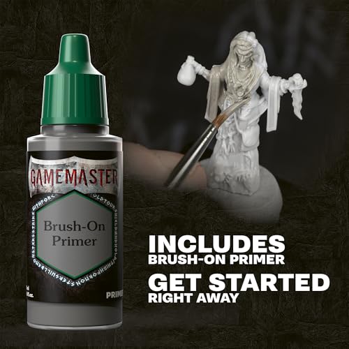 The Army Painter GameMaster: Wilderness Adventures Role-playing Paint Set, 15x18 ml Warpaints Fanatic Acrylic, 1 GameMaster Drybrush, 1 FREE Hard-plastic snap-fit Hag Miniature - color: Wilderness Adventures Paint Set