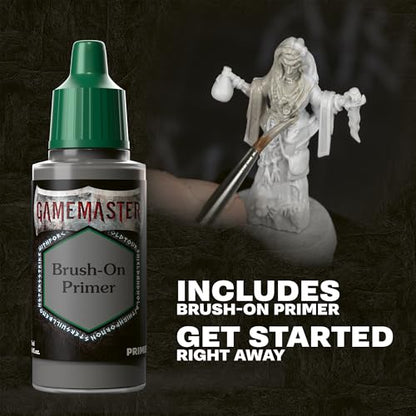 The Army Painter GameMaster: Wilderness Adventures Role-playing Paint Set, 15x18 ml Warpaints Fanatic Acrylic, 1 GameMaster Drybrush, 1 FREE Hard-plastic snap-fit Hag Miniature - color: Wilderness Adventures Paint Set