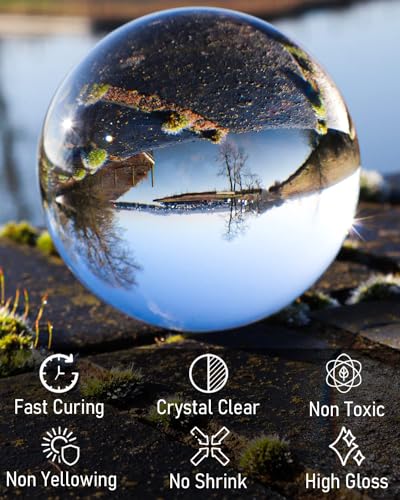 Nicpro UV Resin, 8000g Large Crystal Clear Cure Kit, No Mixing & Quick Curing Transparent Solar Activated Glue for Jewelry Making, Epoxy Resin Molds, Coating and Casting - size: 8000 g