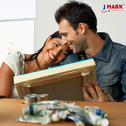 J MARK Painting Kit for Adults, Paint and Canvas Set - Acrylic and Watercolor Paint Set, Art Sets