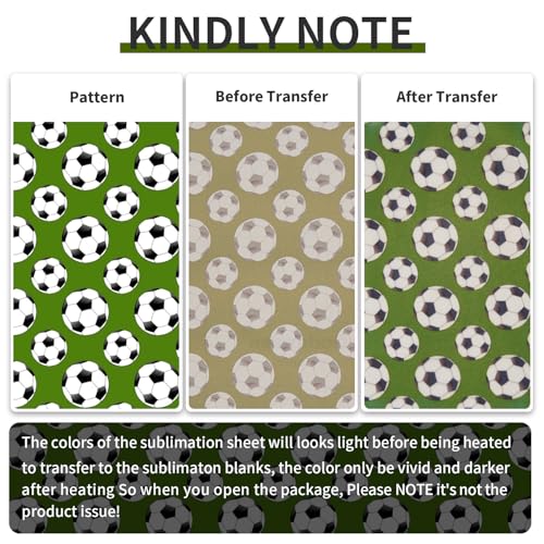 Football Sport Sublimation Transfer Ink Sheets or Tumbler T-Shirts Mugs,6pcs 12"x12"Sublimation Paper Compatible with Cricut - color: Football