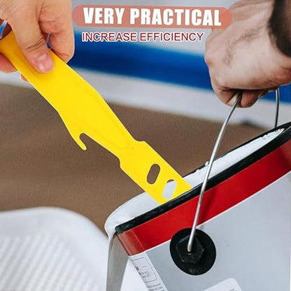 6-Piece Set of 6-inch and 8-inch Plastic Reusable Paint Stirring Sticks. They are Suitable for Stirring Paint primers and epoxy resins, and can Also be Used for DIY Woodworking.
