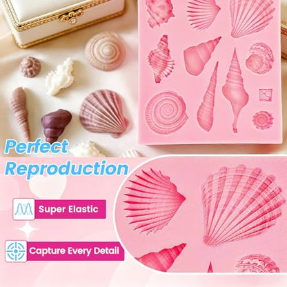 Silicone Mold Making Kit 68oz, 15A Platinum Cure Silicone Rubber, Liquid Silicone for Mold Casting of Resin/Soap/Candle/Wax/Concrete/Clay, Pink