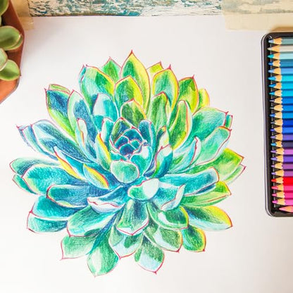 PATIKIL Watercolor Pencil, 6Pcs Water Soluble Pencils for Blending, Coloring, Sketch Drawing, Painting, Bright Green - color: Bright Green