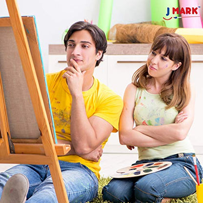 J MARK Painting Kit for Adults, Paint and Canvas Set - Acrylic and Watercolor Paint Set, Art Sets