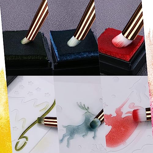 UNIMEIX Dry Brush Miniature Painting Miniature Paint Brushes Hobby Detail Blending Brushes for Effortless Scale Model Painting Watercolor Brushes(12 Pack) - color: White