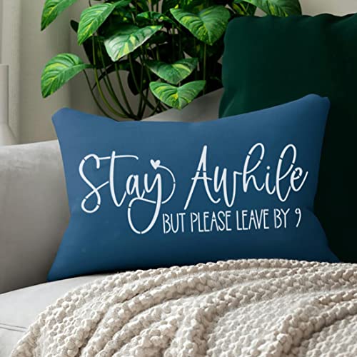 Funny Welcome Stencils for Painting Sarcastic Round Stencil Large Gather Stay Awhile Templates for Door Hanger,Doormat, Porch Sign, Wreath - style: Funny