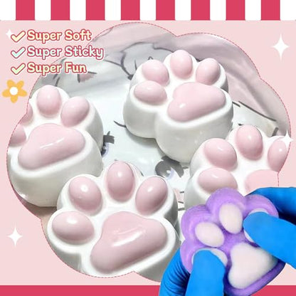 LuxeLagoon DIY Taba Squishy Kit,18OZ Rubber Squishy Kit with Guided,Make Your own Taba Squid Using Silicone and molds,Soft Stress Relief Squeeze Toy,Stress Relieving Entertainment Gift
