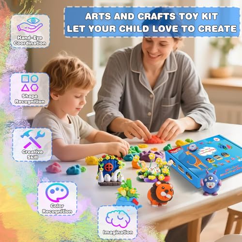 ifergoo Modeling Clay - 24 Colors Air Dry Clay, DIY Magic Clay with Tools and Munuals, Kids Toys Set for Boys and Girls - color: 24 Colors