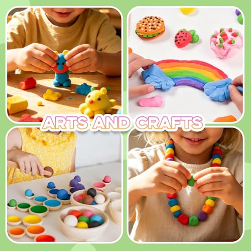 MuseLuxe Air Dry Clay - 160 Pack Modeling Clay Kit with 3 Sculpting Tools,Safe & Non-Toxic,DIY Magic Toys Gifts for Boys,Girls,Kids - color: 160 Colors
