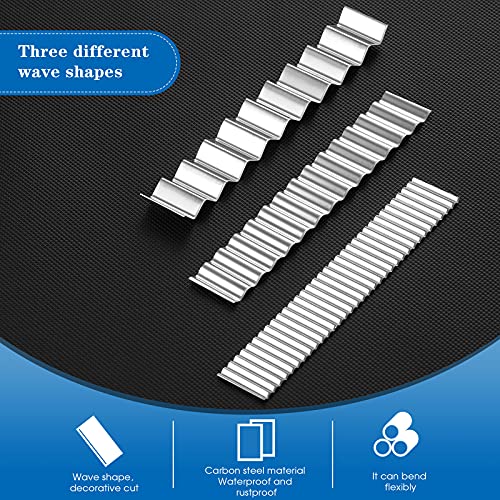 Honoson 10 Pieces Polymer Clay Cutters Tools Clay Tissue Blade Slicer Carbon Steel Cutting Slicing Tools for DIY Shaping Modelling Slicing Sculpting, Straight and Wave