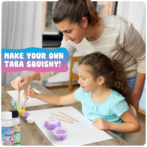 ColoPlay Taba Squishy Kit - 3.4OZ Rubber Experience Squishy Kit with Guided, Bubble Free and Faster Fully Cures - FuFu Squishy Kit with Mold - Stress Relief Entertainment - size: 3.4OZ Kit