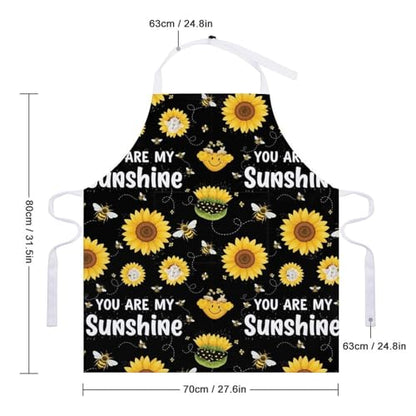 Cooking Apron for Adults with Pockets, Waterproof Oil Resistant Bib for Kitchen Restaurant BBQ Baking - color: Style (337)