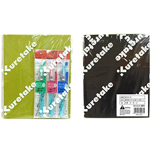 Kuretake GANSAI TAMBI Watercolor Paint Set 48 Colors with 3pcs Water Brush Pens,Professional-Quality, for Artists, Beginners, kids, Non-Toxic, Made in Japan