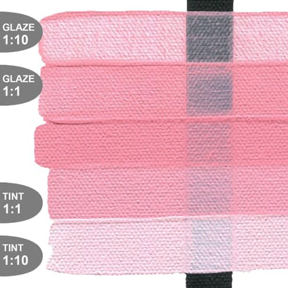 GOLDEN Fluid Acrylics, Light Magenta, 4 fl. oz. Bottle, Professional Acrylic Paint, Semi-Opaque