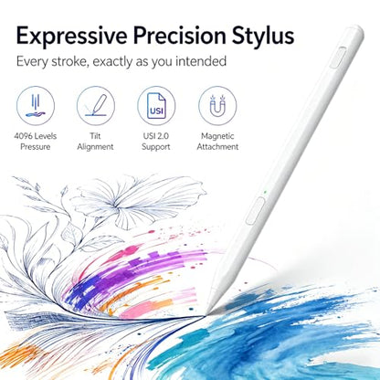 12-Inch Standalone Drawing Tablet No Computer Needed: 4096-Level Stylus Digital Art Tablet with Anti-Glare Screen, 16GB RAM, 256GB Storage, 8000mAh, Android 15 – for Beginners, Artists, Students