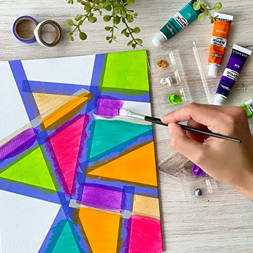 ArtSkills Bulk Canvas Pack of Blank Canvas Boards for Painting, Assorted Large & Small Canvas Panels, 12x16, 11x14, 9x12, & 8x10, 10 Pieces