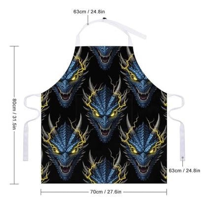 Chef Bib Apron for Restaurant, Anti-Stain with Pocket Adjustable, Cooking Dishwashing Lab Use - color: Style (544)