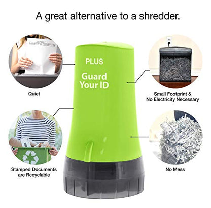 Guard Your ID Advanced Roller Identity Theft Prevention Security Stamp Green (38311) - color: Green, size: Regular