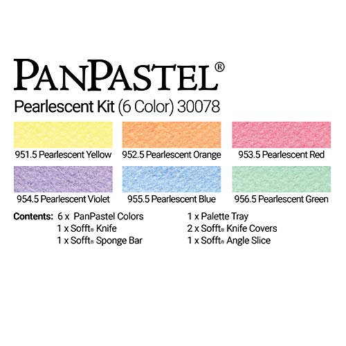 Colorfin Pan Pastel Pearlescent Painting Set, 9ml