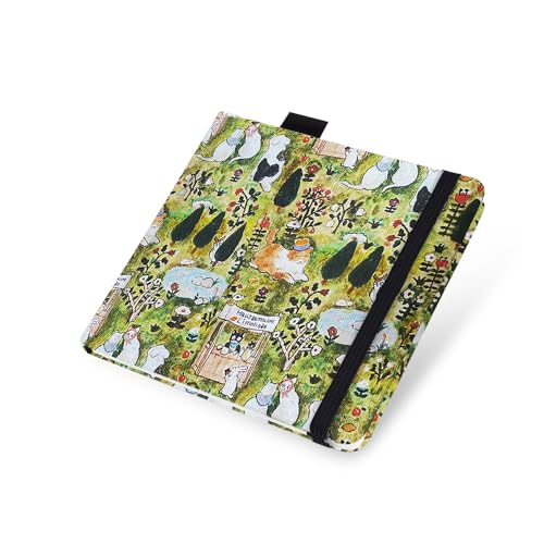 Watercolor Paper Sketchbook,5x5 Inch Mixed Media Notebook,140lb/300gsm Artist Heavyweight Paper,20 Sheets Small Travel Drawing Journal for Adults,Painting,Watercolors,Art Supplies,Smiling Dog - color: 5x5 inch-300gsm-smiling dog