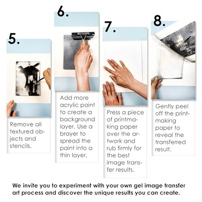 GELELF Large Size Gel Plate Upgraded Gel Printing Plate 18" x 24" - Non-Aging & Bubble-Free Reusable Gel Plates for Monoprinting, Card Making, Scrapbooking, Journaling, Home Decor - size: 18" x 24" | 45.7 x 60.9 cm