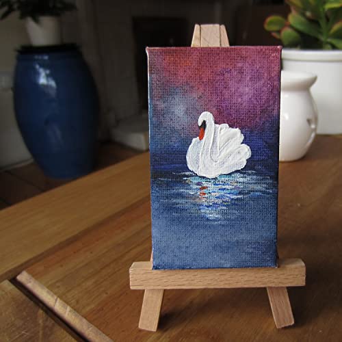 5.9 Inch Mini Wood Display Easel, 10 Pcs Tabletop Easels for Displaying Photos, Picthres - style: 5.9 Inch