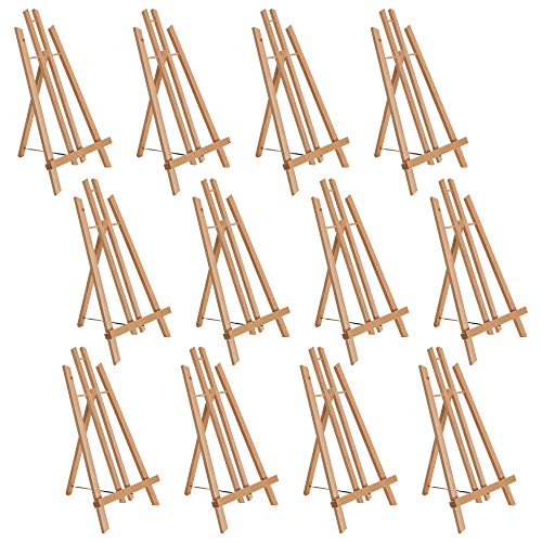US Art Supply® 18" Large Tabletop Display A-Frame Artist Easel (12-Pack) - style: 18" - Pack of 12