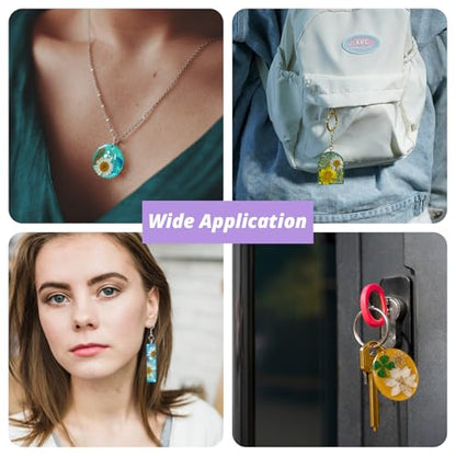 LET'S RESIN Resin Earring Mold, 171 Pcs Resin Jewelry Molds Making Kit with 11 Pack Variety Shape Silicone Molds, Earring Molds for Epoxy Pendant, Earrings, Necklace, Keychains - color: Geometric Earring Molds