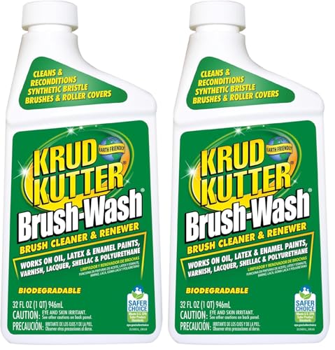 Rust-Oleum KRUD KUTTER BW32 Brush-Wash Cleaner and Renewer, 32-Ounce (Pack of 2) - size: 32 Fl Oz (Pack of 2)