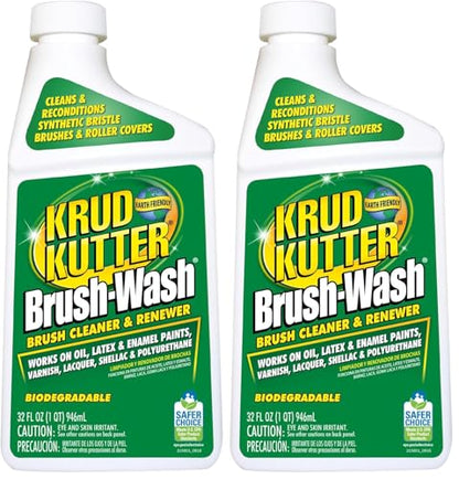 Rust-Oleum KRUD KUTTER BW32 Brush-Wash Cleaner and Renewer, 32-Ounce (Pack of 2) - size: 32 Fl Oz (Pack of 2)
