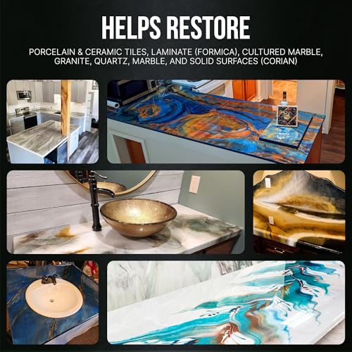 Stone Coat Countertops Art Coat (1/2 Gal) Formulated with Zero VOCs, Extended Working Time, UV Resistance for Alcohol Ink, Acrylic, Metallics, Food Safe Epoxy Perfect for DIY and Art Markers | Extended Working Time, Zero VOC, Food‑Safe Epoxy for Light and