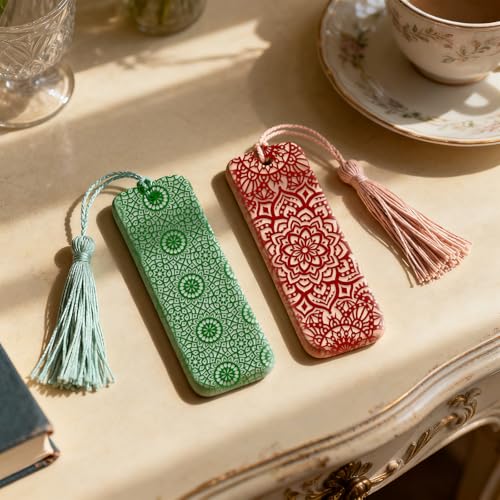 4 Sheets Mandala Flowers Clay Texture Mat Art Tribal Texture Polymer Clay Texture Sheets DIY Tools for Pottery Earring Jewelry Making Stamp Engraving Machines, 3.9x2.6inch - color: Tribal Texture