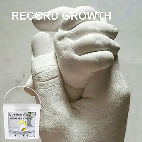 Ochine Hand Casting Kit Couples Mold Keepsake Hands Casting Kit DIY Plaster Statue Alginate Molding Powder Kit Hand Holding Craft Gift for Adults Baby Family Wedding Anniversary Holiday Activities