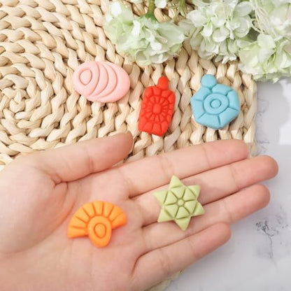 ORIGACH 13 Pcs Geometric Clay Cutters Set - Boho Polymer Clay Cutters for Earring Making & Jewelry Making - style: Geometric