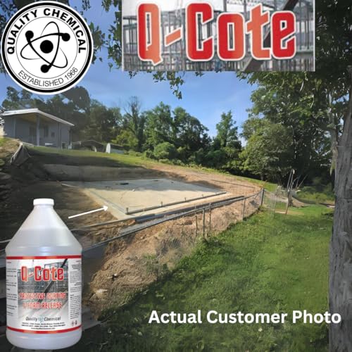 Quality Chemical Q-Cote - Paraffin-based Concrete Form Release Agent for Stone, Garden Walk Maker, Stepping Stone Molds, Stamped Concrete Molds - 128 oz (Pack of 1)