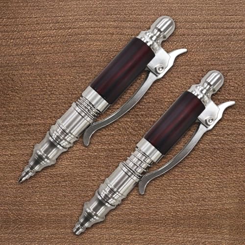 Dr. Metalleung Compact Stainless Steel Bolt Action Pen: The Ultimate Pocket - Sized EDC Essential - style: Contemporary