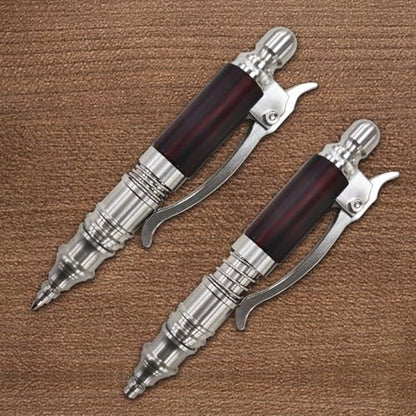 Dr. Metalleung Compact Stainless Steel Bolt Action Pen: The Ultimate Pocket - Sized EDC Essential - style: Contemporary