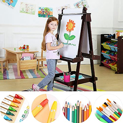 Easel Paper Roll 12 Inch x 49 Feet, Durable Drawing Paper for Kids Art,White Bulletin Board Paper,Craft Paper Roll for Paints, Wall Art and Gift Wrap ﻿