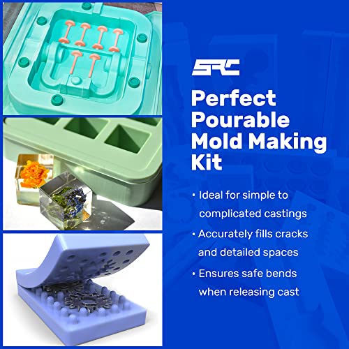 SPRESIN Model-Pro Polyurethane Casting Resin 1 Gal and Cast-a-Mold 25T RTV 1/2 Gal, Silicone Mold Making Rubber, Crafts, Woodworking, Hand Molds Casting & Jewelry Making