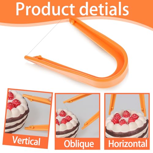 Clay Wire Cutter Tool for Pottery 5.1 X 3.7" Clay Cutters Potterys Tools Mud Pottery Tools for Cutting Mud Handcraft Ceramics Sculpting Orange Color