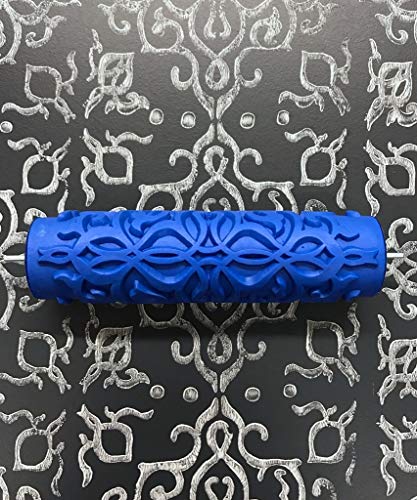 Pattern Paint Roller - 7" Roller (Moroccan Damask Pattern) - color: Moroccan Damask Pattern