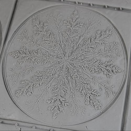 Snowflake Clay Texture Roller 4" for Polymer Clay - color: Snowflake Roller
