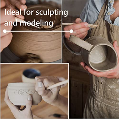Old Potters Mid High Fire White Stoneware Clay for Pottery | Cone 6-10 | Ideal for Wheel Throwing, Hand Building, Sculpting | Great for All Skill Levels | Greenware Clay, 25 lbs. - size: 25 lb
