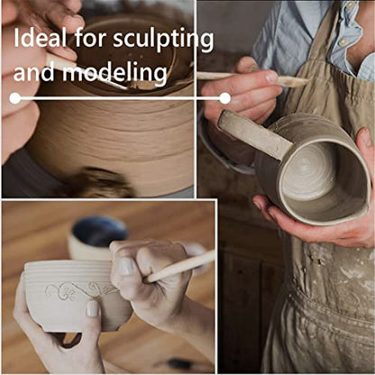 Old Potters Mid High Fire White Stoneware Clay for Pottery | Cone 6-10 | Ideal for Wheel Throwing, Hand Building, Sculpting | Great for All Skill Levels | Greenware Clay, 25 lbs. - size: 25 lb