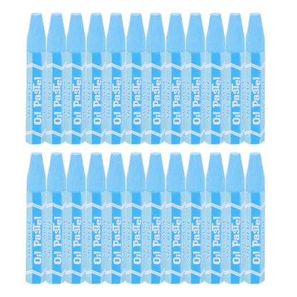 YOKIVE 24Pcs Soft Oil Pastels, Bright Colors Creamy Pastels Stick, Great for Artists Beginners Coloring Sketching (Sky Blue, 2.87x0.43 Inch) - color: Sky Blue