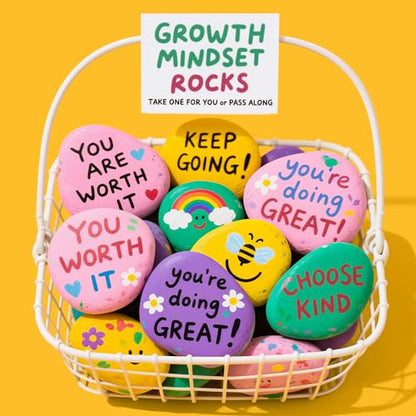 Simetufy 30Pcs Large Rocks for Painting 3.3-4.5Inch Natural River Stones for DIY, Art & Crafts, Smooth Paintable Flat Rocks Bulk for Adults, Children, Home Decor - size: 3.3-4.5in -30pcs