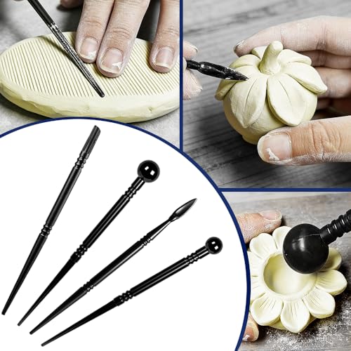 Air Dry Clay Glaze Gloss and Tools Kit & Plaster Casting Powder 3000g