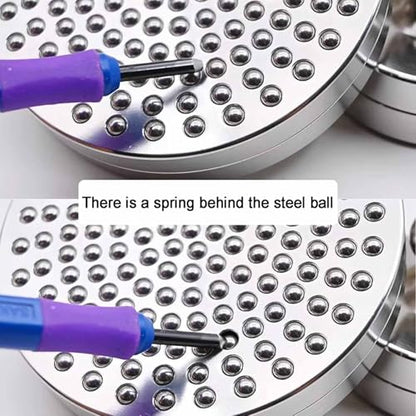 Stainless Steel Ball Stamping Tool, Printmaking Press Tools, Diameter 7/9/12 Cm, Even Pressure, Malian Brocade Box & Malian Brocade Bag, for Linocut, Scrapbooking Crafting - size: 12cm