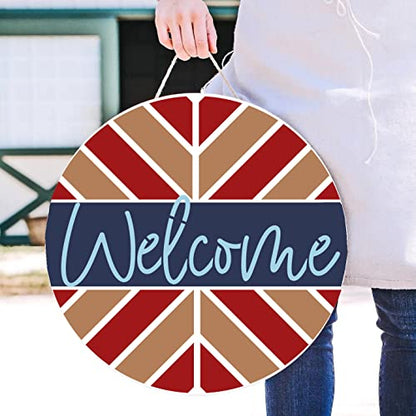Welcome Stencils for Painting on Wood Welcome Stencil for Wood Sign 12" Reusable Templates Brick/Leopard Print/Herribone/Cow Print Pattern Stencil - style: Daily 12p